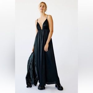Free People Black Sleeveless Maxi Dress, Size XS-Worn Once